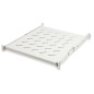 RIPIANO UNIVERSALE PER ARMADIO RACK 19" ESTRAIBILE SU BINARI TELESCOPICI 1 UNITA' GRIGIO 550MM.