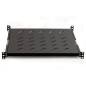 RIPIANO UNIVERSALE PER ARMADIO RACK 19" ESTRAIBILE SU BINARI TELESCOPICI 1 UNITA' NERO 550MM.