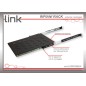RIPIANO UNIVERSALE PER ARMADIO RACK 19" ESTRAIBILE SU BINARI TELESCOPICI 1 UNITA' NERO 550MM.