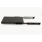 RIPIANO UNIVERSALE PER ARMADIO RACK 19" ESTRAIBILE SU BINARI TELESCOPICI 1 UNITA' NERO 550MM.