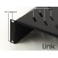 RIPIANO PER ARMADIO 19" 2 UNITA' PROFONDITA' 550 MM. (UNIVERSALE) 2 ATTACCHI (FRONTALI) COLORE NERO RIPIANO PER ARMADIO 19" 2 UNITA' PROFONDITA' 550 MM. (UNIVERSALE) 2 ATTACCHI (FRONTALI) COLORE NERO