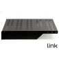 RIPIANO PER ARMADIO 19" 2 UNITA' PROFONDITA' 550 MM. (UNIVERSALE) 2 ATTACCHI (FRONTALI) COLORE NERO RIPIANO PER ARMADIO 19" 2 UNITA' PROFONDITA' 550 MM. (UNIVERSALE) 2 ATTACCHI (FRONTALI) COLORE NERO