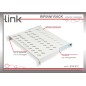RIPIANO UNIVERSALE PER ARMADIO RACK 19" ALLUNGABILE 570 MM CON 4 AGGANCI GRIGIO