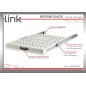 RIPIANO UNIVERSALE PER ARMADIO RACK 19" ESTRAIBILE SU BINARI TELESCOPICI 1 UNITA' GRIGIO 570 MM.