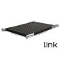 RIPIANO UNIVERSALE PER ARMADIO RACK 19" ALLUNGABILE 570 MM CON 4 AGGANCI NERO RIPIANO UNIVERSALE PER ARMADIO RACK 19" ALLUNGABILE 570 MM CON 4 AGGANCI NERO