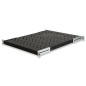 RIPIANO UNIVERSALE PER ARMADIO RACK 19" ALLUNGABILE 570 MM CON 4 AGGANCI NERO RIPIANO UNIVERSALE PER ARMADIO RACK 19" ALLUNGABILE 570 MM CON 4 AGGANCI NERO