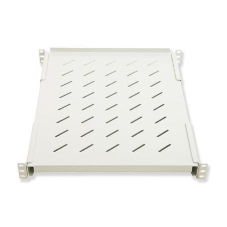 RIPIANO PER ARMADIO RACK 19" ALLUNGABILE 650 MM CON 4 AGGANCI GRIGIO