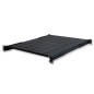 RIPIANO PER ARMADIO RACK 19" ALLUNGABILE 650 MM CON 4 AGGANCI NERO