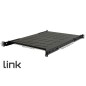 RIPIANO PER ARMADIO RACK 19" ALLUNGABILE 650 MM CON 4 AGGANCI NERO
