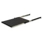 RIPIANO UNIVERSALE PER ARMADIO RACK 19" ESTRAIBILE SU BINARI TELESCOPICI 1 UNITA' NERO 650MM.