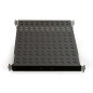 RIPIANO UNIVERSALE PER ARMADIO RACK 19" ALLUNGABILE 720 MM CON 4 AGGANCI NERO RIPIANO UNIVERSALE PER ARMADIO RACK 19" ALLUNGABILE 720 MM CON 4 AGGANCI NERO