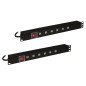 ARMADIO ALLOGGIAMENTO 16 NOTEBOOK O TABLET COLORE NERO CON 2 MULTIPRESE CON 16 PORTE USB 5 VOLT 3,4A E 1 MULTIPRESA 8 PORTE UNIV