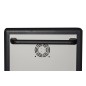ARMADIO ALLOGGIAMENTO 40 TABLET CON RUOTE MULTIPRESE INCLUSE VENTOLE DI RAFFREDDAMENTO PORTA IN ACCIAIO TRAFORATA COLORE GRIGIO