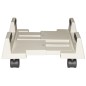 SUPPORTO COMPUTER VERTICALE CON RUOTE COLORE GRIGIO