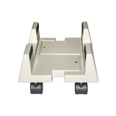 SUPPORTO COMPUTER VERTICALE CON RUOTE COLORE GRIGIO