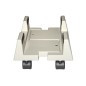 SUPPORTO COMPUTER VERTICALE CON RUOTE COLORE GRIGIO
