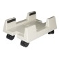 SUPPORTO COMPUTER VERTICALE CON RUOTE COLORE GRIGIO
