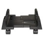 SUPPORTO COMPUTER VERTICALE CON RUOTE COLORE NERO