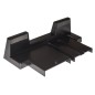 SUPPORTO COMPUTER VERTICALE CON RUOTE COLORE NERO
