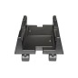 SUPPORTO COMPUTER VERTICALE CON RUOTE COLORE NERO