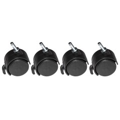 SUPPORTO COMPUTER VERTICALE CON RUOTE COLORE NERO