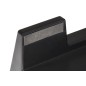SUPPORTO COMPUTER VERTICALE CON RUOTE COLORE NERO