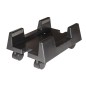 SUPPORTO COMPUTER VERTICALE CON RUOTE COLORE NERO