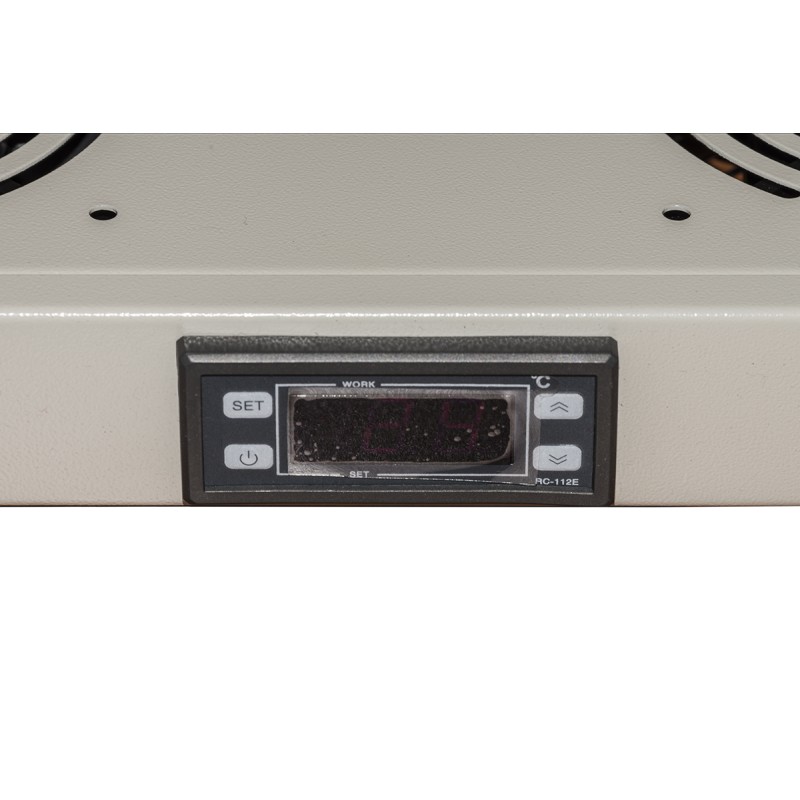MODULO 2 VENTOLE RAFFREDDAMENTO CON DISPLAY GRIGIO