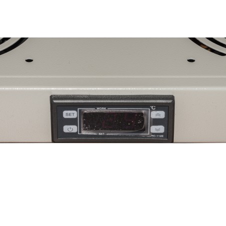 MODULO 2 VENTOLE RAFFREDDAMENTO CON DISPLAY GRIGIO