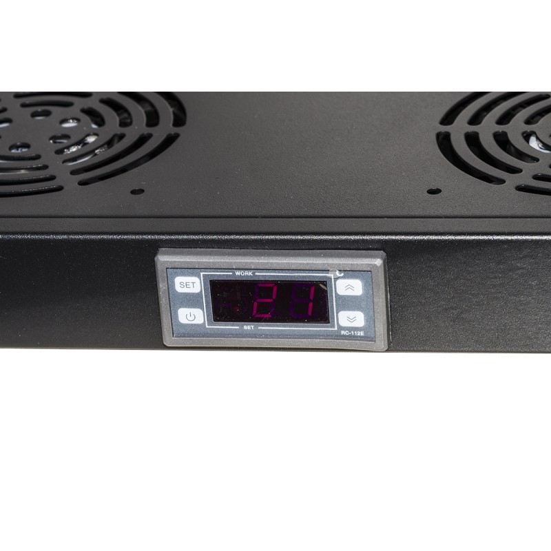 MODULO 2 VENTOLE RAFFREDDAMENTO CON DISPLAY NERO