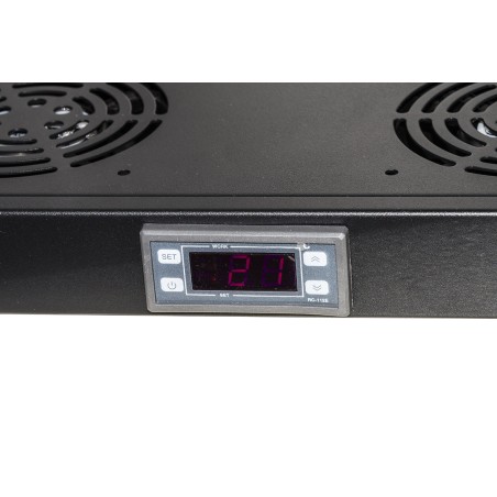 MODULO 2 VENTOLE RAFFREDDAMENTO CON DISPLAY NERO