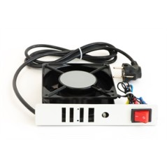 VENTOLA CON INTERRUTTORE INSTALLAZIONE RACK SU MONTANTE
