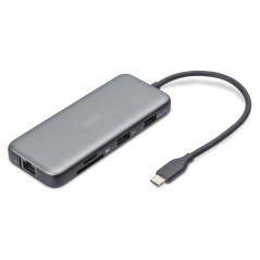 DOCKING STATION USB-C, 7 PORTE 1XHDMI, 3XUSB3.0, 1XRJ45, 1X SD, 1X MICROSD, 1XUSB-CPD