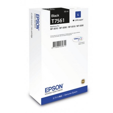INK EPSON T7561 NERO PER WORKFORCE WF 8090 2.500PG