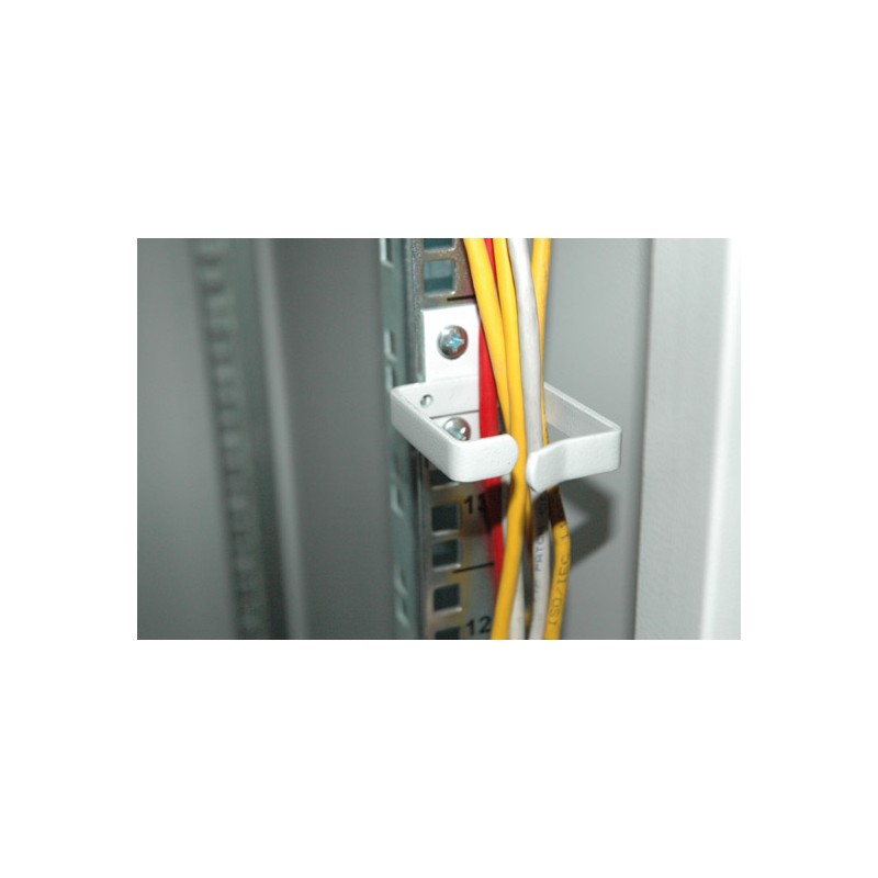 PASSACAVI PER ARMADI RACK 100X45 MM. CONFEZIONE 10 PEZZI - COLORE GRIGIO RAL 7035