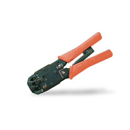 PINZA UNIVERSALE PER CRIMPARE CONNETTORI 4,6,8 POLI RJ11 RJ12 RJ45