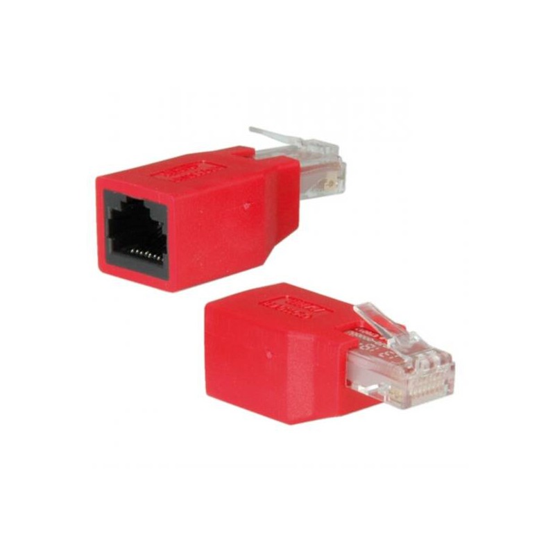 ADATTATORE INCROCIATO PER CAVI RETE RJ45 UTP NON SCHERMATO CAT 5E