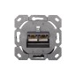 PRESA DOPPIA A INCASSO RJ 45 CATEGORIA 5E SCHERMATA STP CM 8 X 8 (DN-9001/B5-N)
