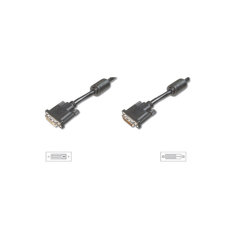 CAVO PROLUNGA MONITOR DVI-D DUAL LINK 24+1 MASCHIO/FEMMINA MT.1.8