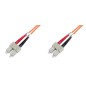 CAVO FIBRA OTTICA SC A SC MULTIMODE OM2 DUPLEX 50/125 MT.10