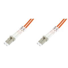 CAVO FIBRA OTTICA LC A LC MULTIMODE OM2 DUPLEX 50/125 MT.3