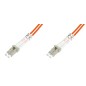 CAVO FIBRA OTTICA LC A LC MULTIMODE OM2 DUPLEX 50/125 MT.3