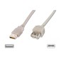 CAVO PROLUNGA USB MT. 1,80 - CONNETTORI A MASCHIO-FEMMINA USB 2.0