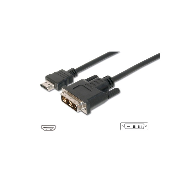 CAVO HDMI 19 POLI TIPO A MASCHIO - DVI-D 18+1 POLI MASCHIO MT 2
