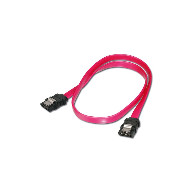 CAVO INTERNO SATA III 7 POLI 0,50 MT. CON CLIP IN METALLO PER BLOCCAGGIO
