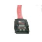 CAVO INTERNO SATA III 7 POLI 0,50 MT. CON CLIP IN METALLO PER BLOCCAGGIO