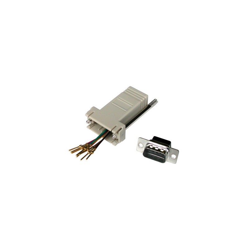 CONNETTORE MODULARE 9 POLI MASCHIO 8 POLI RJ45