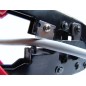 PINZA IN METALLO PER CRIMPARE CONNETTORI TELEFONICI MODULARI RJ12 6 POLI E 8 POLI RJ45