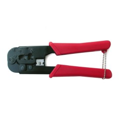 PINZA IN METALLO PER CRIMPARE CONNETTORI TELEFONICI MODULARI RJ12 6 POLI E 8 POLI RJ45