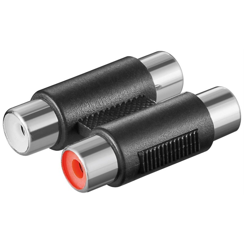 ADATTATORE AUDIO 2 X CINCH (RCA) FEMMINA 2 X CINCH (RCA) FEMMINA